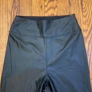 Aerie faux leather leggings in medium